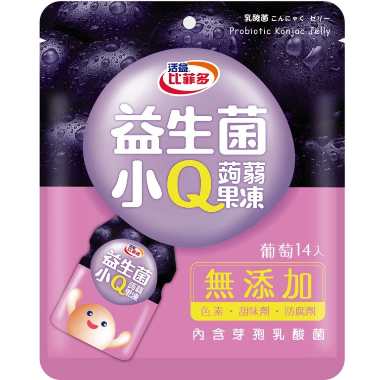 比菲多- 乳酸菌ミニQゼリー(ぶどう) 280g