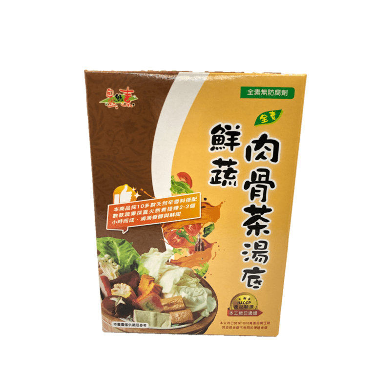 Delicate Flavors- Fresh Vegetable Bak Kut Teh Soup Base(vegan) 400g