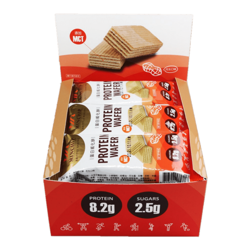 明奇- プロテインウエハース ピーナッツ味 (9本入り) 30g*9