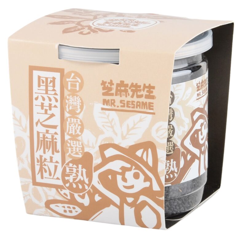 芝麻先生- 厳選台湾産 煎り黒ごま粒 200g