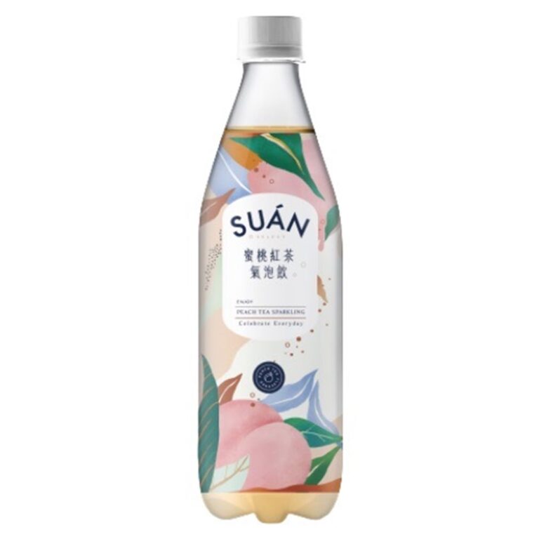 VEDAN- SUAN Sparkling Tea (Peach Tea Flavor)