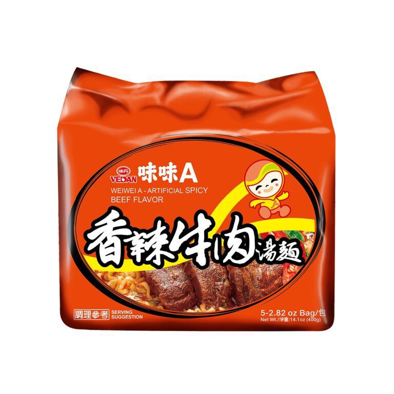 味味A- 香辣牛肉湯麵（外銷專版）(袋)