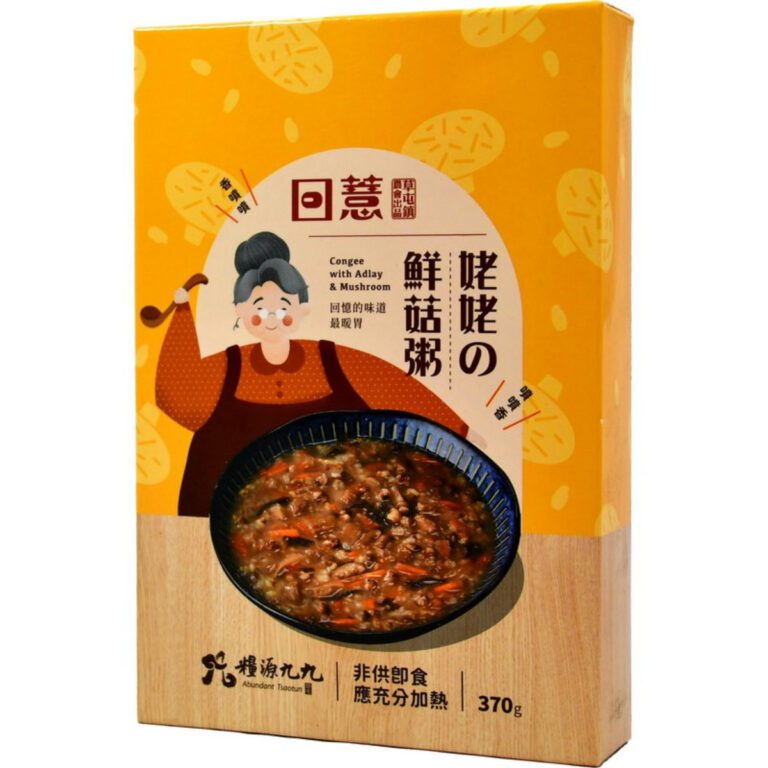 Abundant Tsaotun- Congee with Adlay & Mushroom 370g