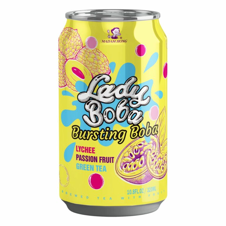 Lady Boba- 百香果荔枝爆珠果汁 320ml