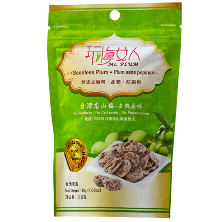 玩梅女人- 台湾高山梅(種抜き・プレーン味) 30g
