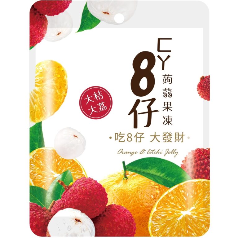 8仔- こんにゃくゼリー（みかん＆ライチ） 160g