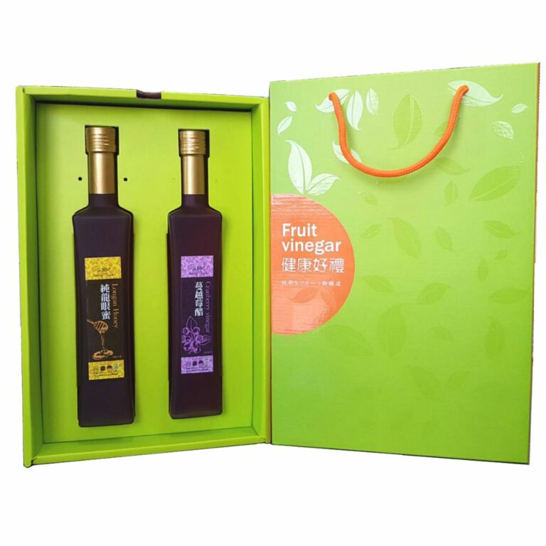 正純- 健康ギフトセット（龍眼蜂蜜700g+りんご酢550ml） 700g+550ml
