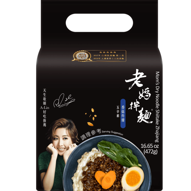 Mom's- Moms Dry Noodle(Shiitake Zhajiang Flavor)
