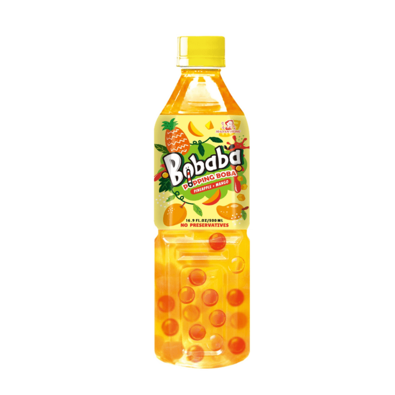 BOBA CAT- マンゴー&パインパールジュース 500ml