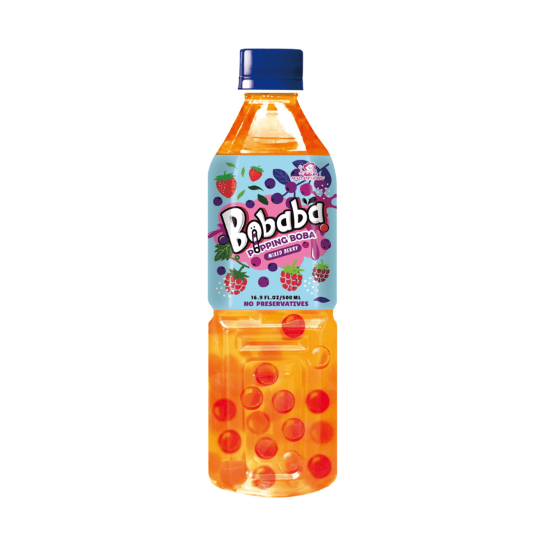 BOBA CAT- ミックスベリーパールジュース 500ml