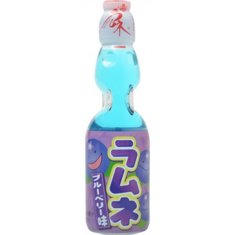 Hata-Kosen- Ramune Blueberry Flavor (Glass bottle) 200ml