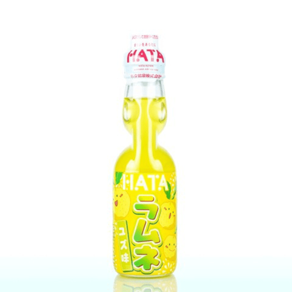 Hata-Kosen- Ramune Yuzu Flavor (Glass bottle) 200ml