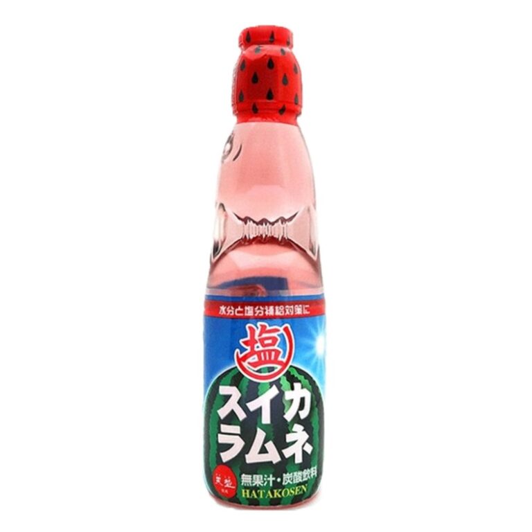 Hata-Kosen- Ramune Salty Watermelon Flavor (Glass bottle) 200ml