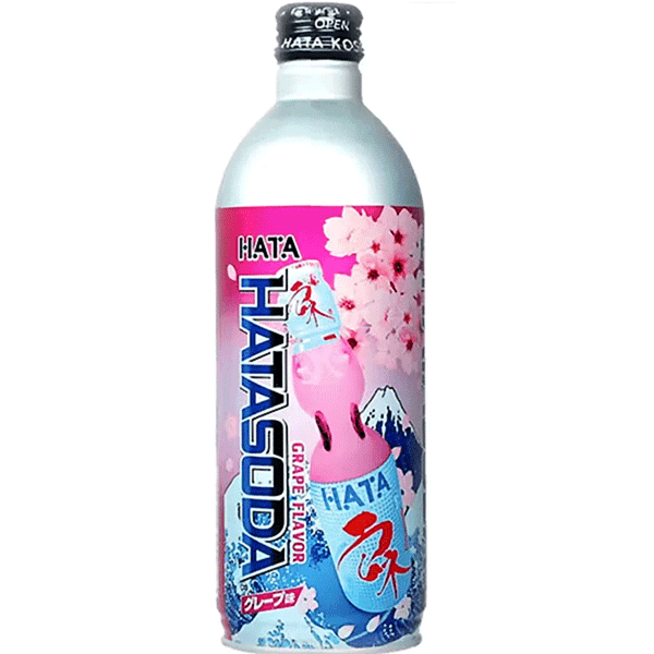 ハタ鉱泉- HATASODA グレープ味 500g