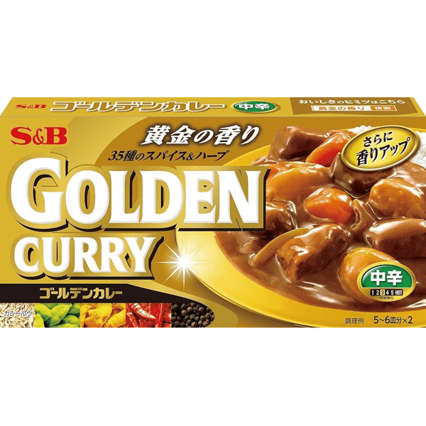 S＆B-ゴールデンカレー - スパイシー198g