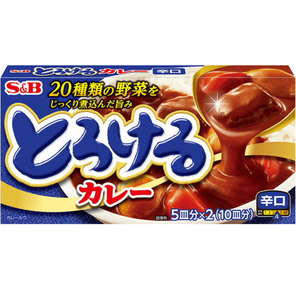 S＆B-メルトカレー - スパイシー180g