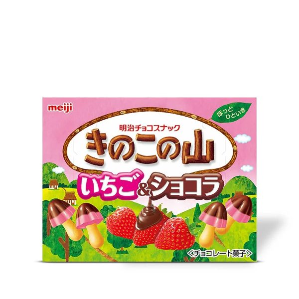 明治- きのこの山 いちご&amp;ショコラ