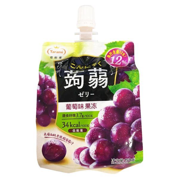 たらみ- おいしい蒟蒻ゼリー ぶどう味
