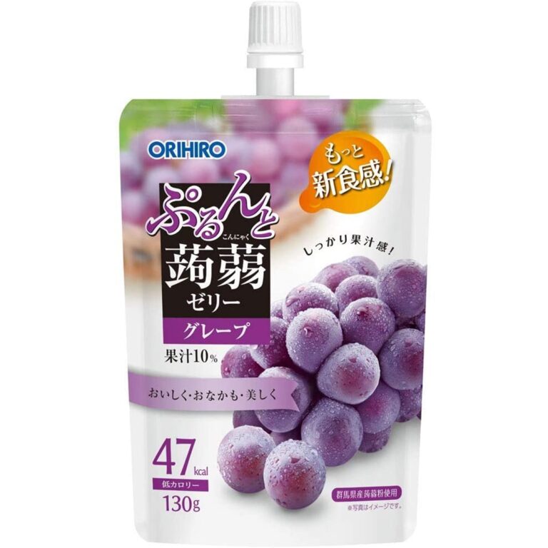 Orihiro- Q彈蒟蒻凍飲 葡萄口味 130g