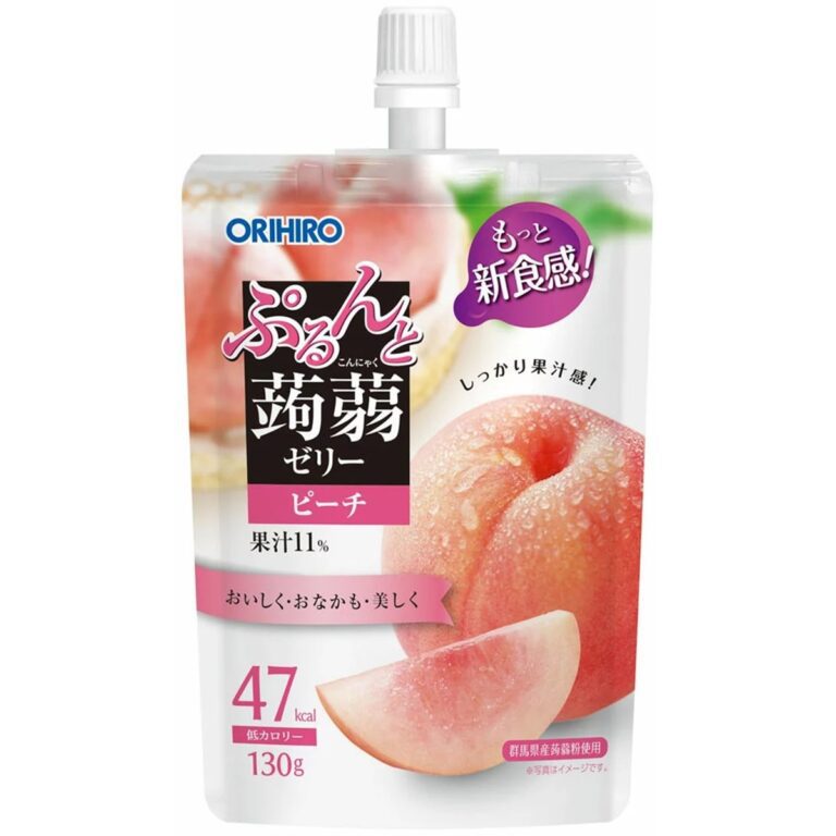 Orihiro- Q彈蒟蒻凍飲 蜜桃口味 130g