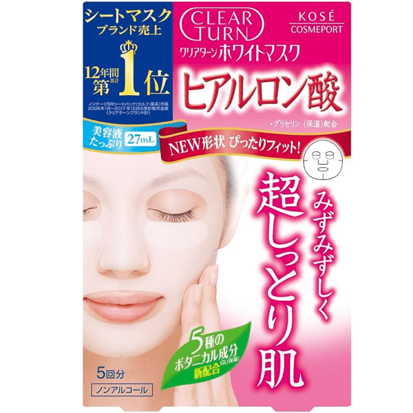 KOSÉ- Clear Turn White Mask (Hyaluronic Acid)