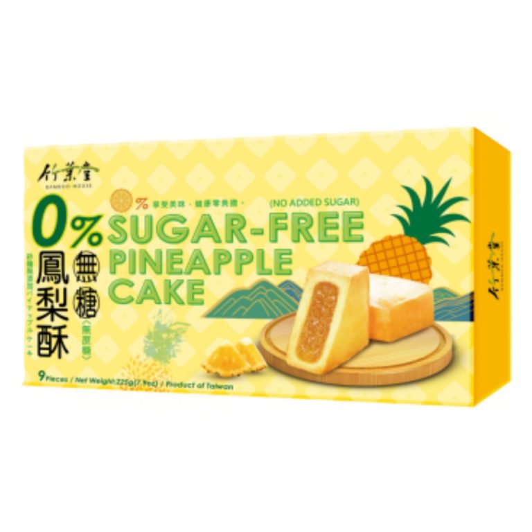 竹葉堂- 無糖鳳梨酥(無蔗糖) 225g