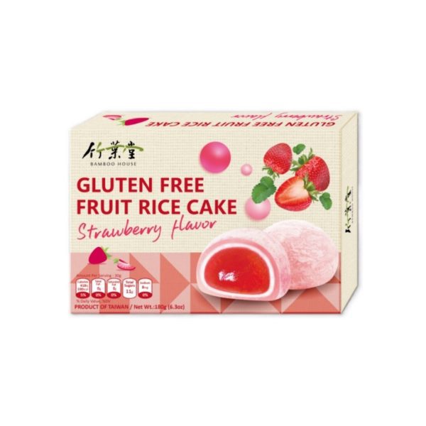 Bamboo House- Gluten Free Rice Cake (Strawberry)