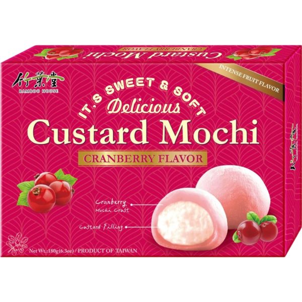 Bamboo House- Custard Mochi Cranberry Flavor