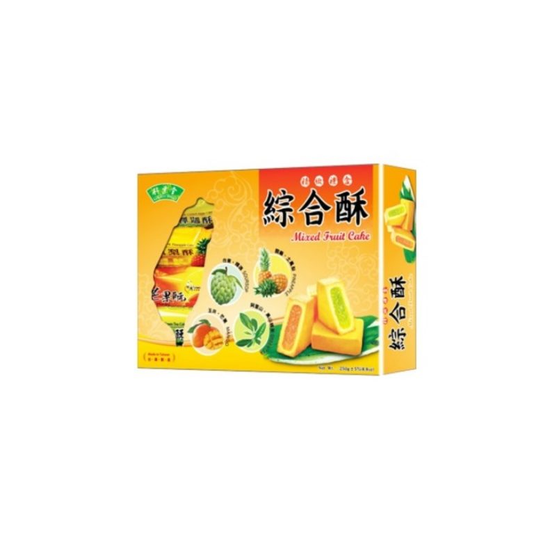 竹葉堂- フルーツミックスケーキ 250g