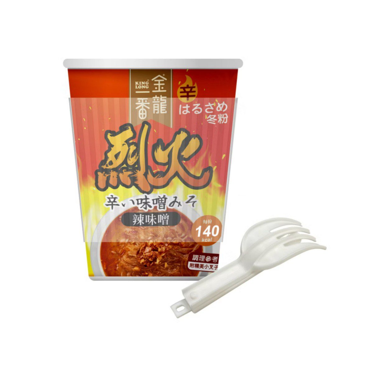 Jung-Nung- Golden Dragon Ichiban Fiery Spicy Miso Rice Noodle Cup