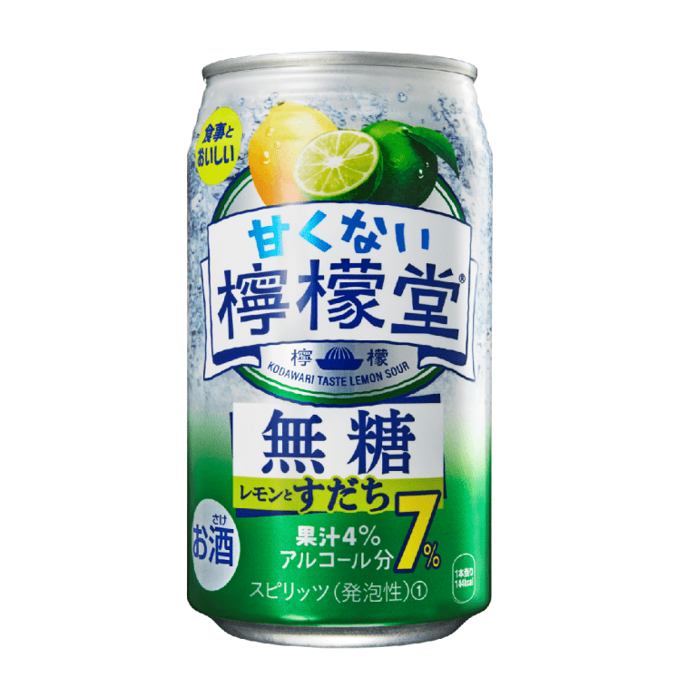 コカ・コーラ- 甘くない檸檬堂 無糖レモンとすだち7% 350ml
