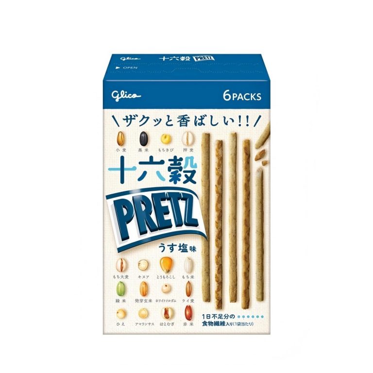 江崎グリコ- 十六穀プリッツうす塩味＜６袋＞