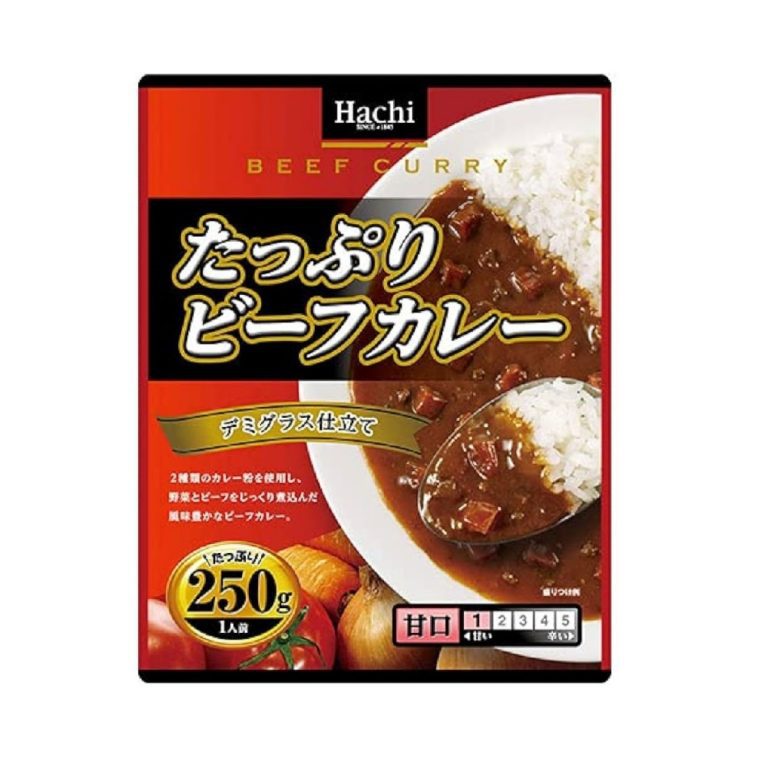 ハチ食品- たっぷりビーフカレー 甘口 250g
