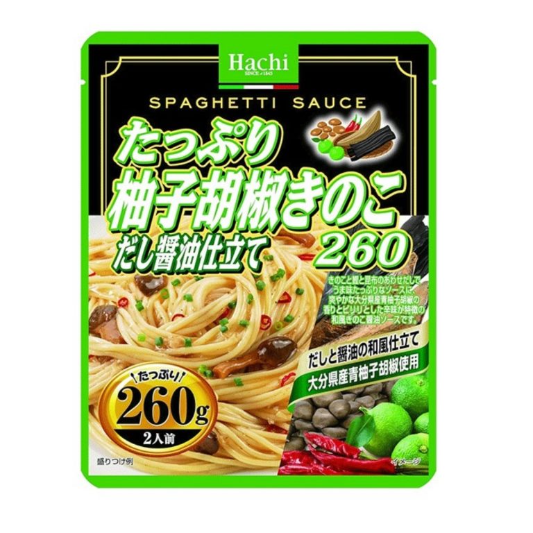 ハチ食品- たっぷり柚子胡椒きのこ だし醤油仕立て 260g