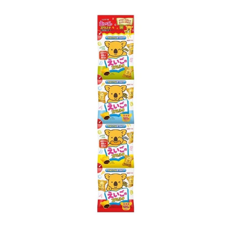 LOTTE- English Koala's March 4-Pack 15g