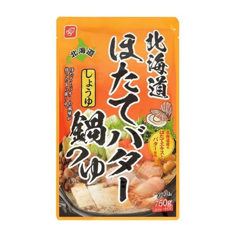ベル食品- 北海道ほたてバターしょうゆ鍋つゆ 750g