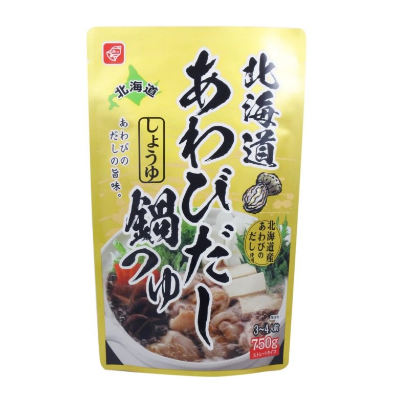 ベル食品- 北海道あわびだししょうゆ鍋つゆ 750g