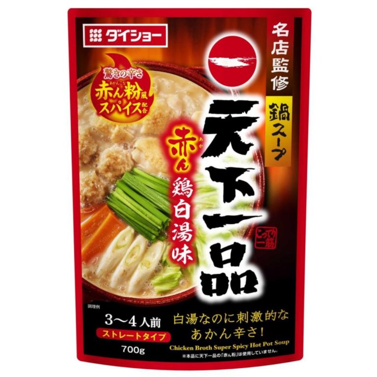 ダイショー- 名店監修鍋スープ 天下一品赤ん鶏白湯味 700g