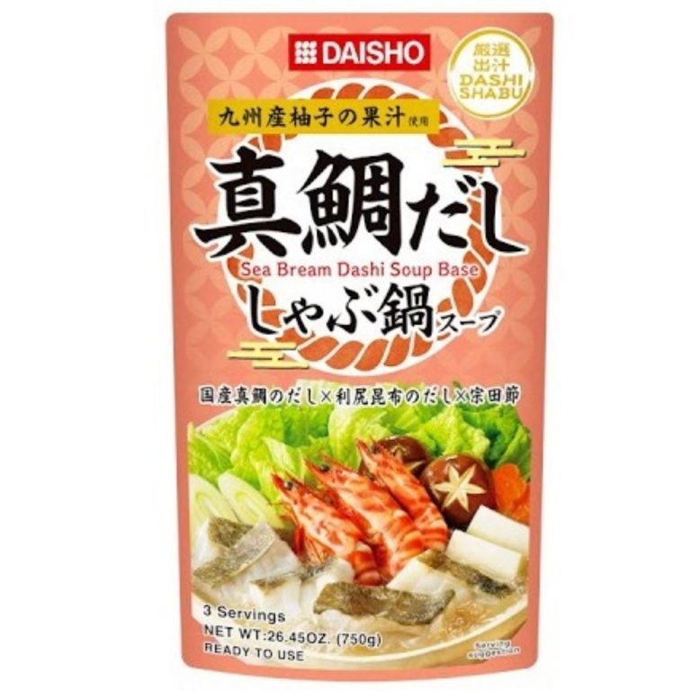 ダイショー- ＧＢだししゃぶ鍋スープ 真鯛だし味 750g