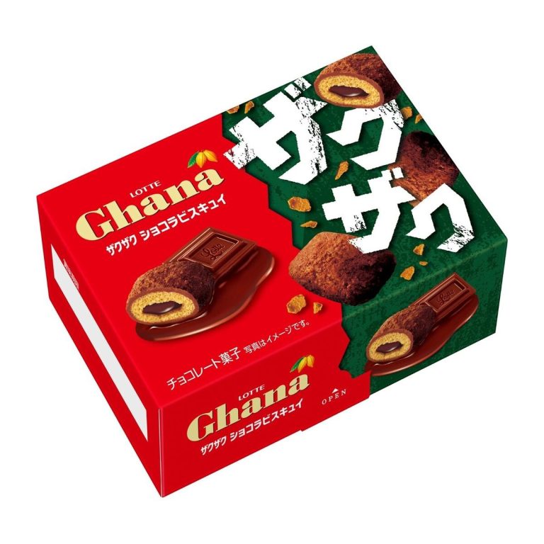 LOTTE- Ghana Crunchy Chocolate 40g