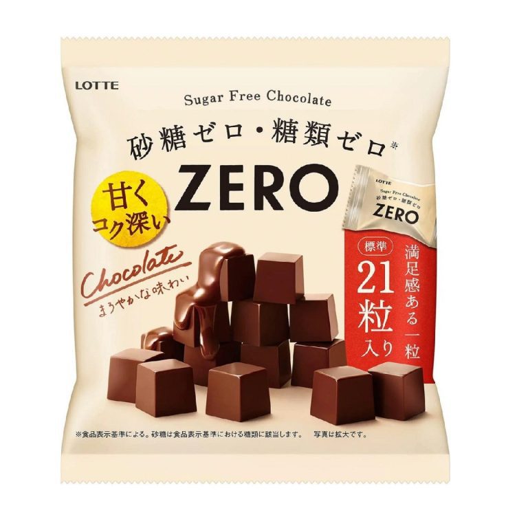 LOTTE- ZERO Chocolate Pouch (2 Pieces) 84g