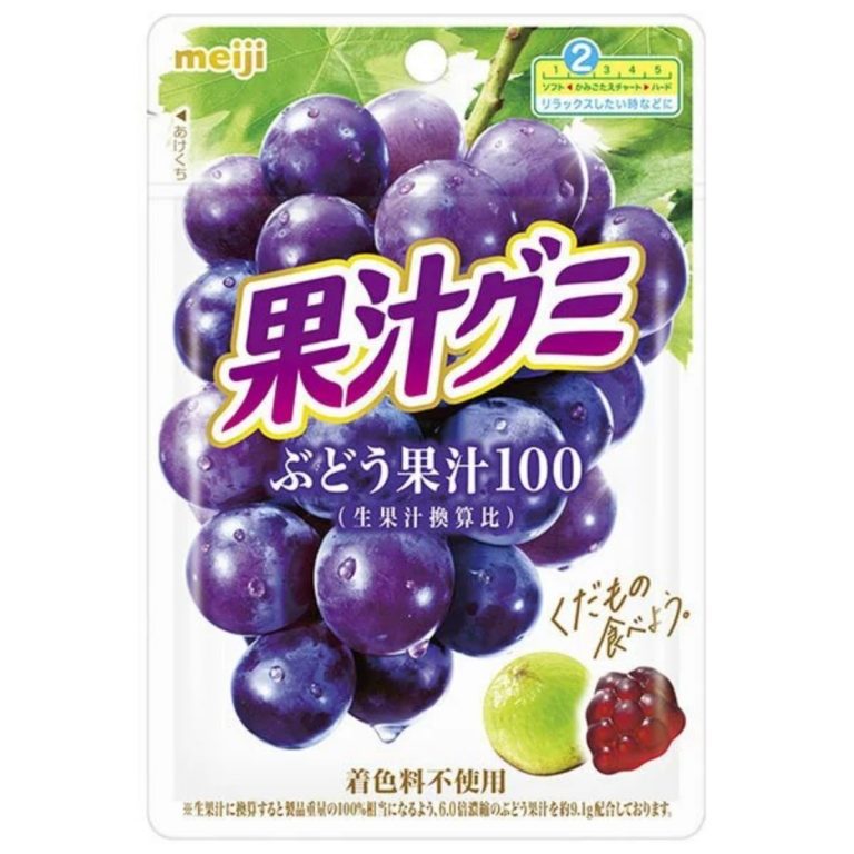 明治- 果汁グミぶどう 54g