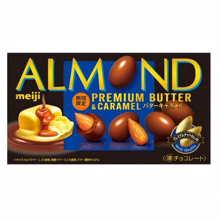 MEIJI- Almond Chocolate Premium Butter Caramel 58g