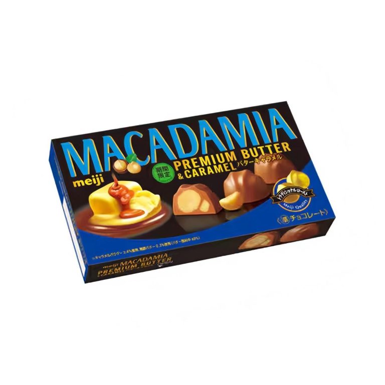MEIJI- Macadamia Chocolate Premium Butter Caramel 63g