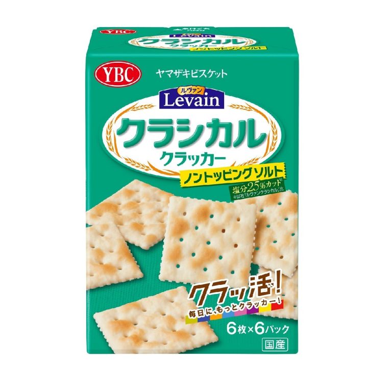 Yamazaki Biscuit(YBC)- Levain Classical Cracker (no-topping salt) 6P x 6