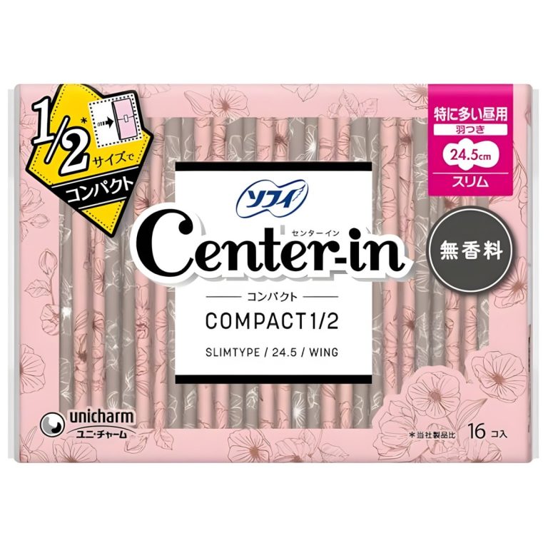 Arifit- Compact 1/2 pad – Unscented, extra heavy day use (16 pcs)