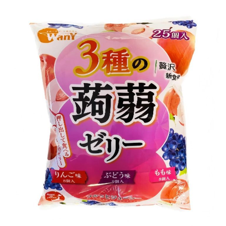 WanY- Three Kinds of Konjac Jelly (24 Pieces) 384g