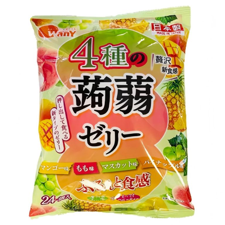 WanY- Four Kinds of Konjac Jelly (24 Pieces) 384g