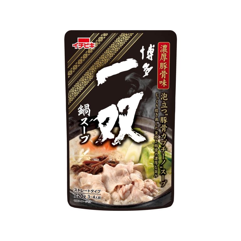 イチビキ- ストレート博多一双鍋スープ濃厚豚骨味 720g