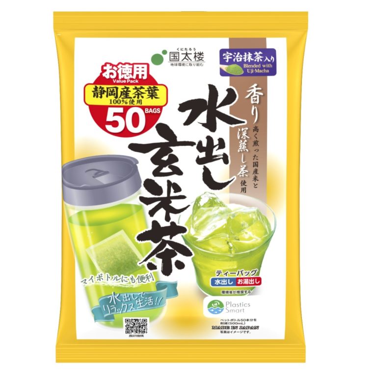 国太楼- 宇治抹茶入り水出し玄米茶TB50P 175g